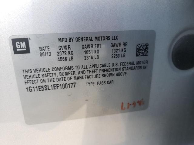 Photo 10 from auction – 2014 CHEVROLET MALIBU 2LT with VIN 1G11E5SL1EF100177