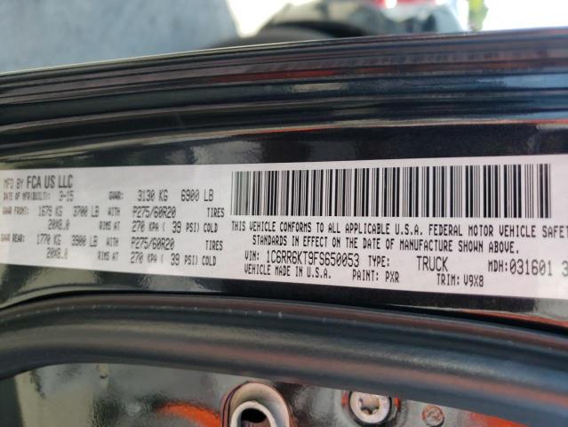 Photo 10 from auction – 2015 RAM 1500 ST with VIN 1C6RR6KT9FS650053