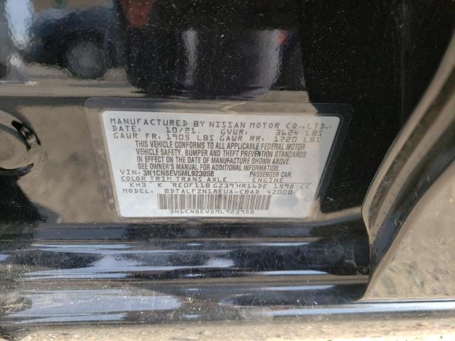 Photo 10 from auction – 2021 NISSAN VERSA SV with VIN 3N1CN8EV5ML923958