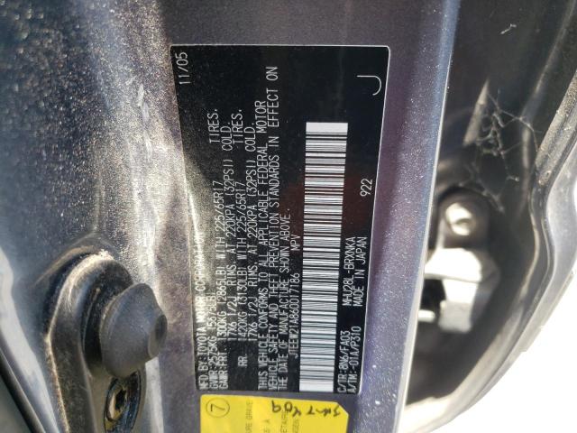 Photo 10 from auction – 2006 TOYOTA HIGHLANDER with VIN JTEEW21A860017186