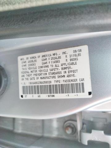 Photo 10 from auction – 2008 ACURA TL with VIN 19UUA66238A056029