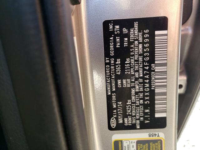 Photo 10 from auction – 2015 KIA OPTIMA LX with VIN 5XXGM4A74FG356996