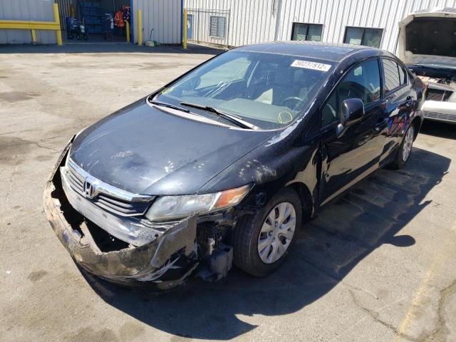 Photo 2 from auction – 2012 HONDA CIVIC LX with VIN 2HGFB2F56CH323828