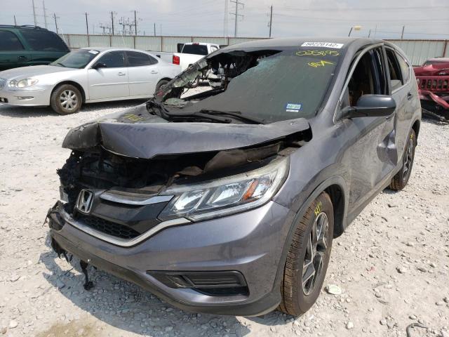Photo 2 from auction – 2016 HONDA CR-V SE with VIN 5J6RM3H46GL025895