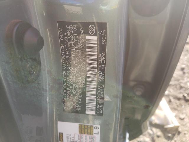 Photo 10 from auction – 2004 TOYOTA PRIUS with VIN JTDKB20U140072171