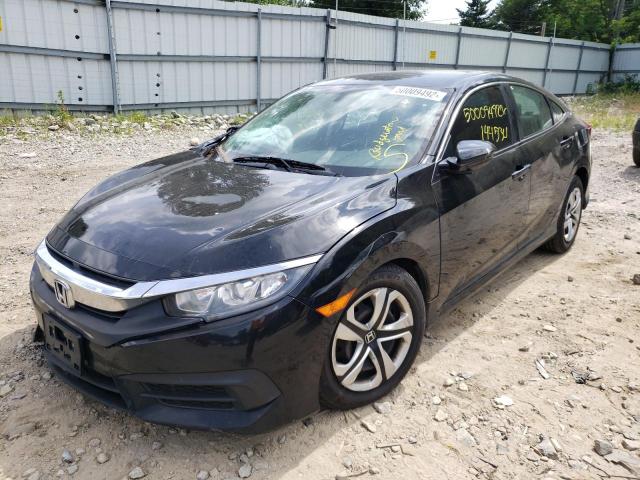 Photo 2 from auction – 2017 HONDA CIVIC LX with VIN 19XFC2F55HE228305