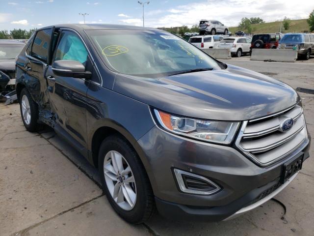 FORD EDGE SEL 2015 with VIN 2FMTK4J90FBB77498 - Photo from auction