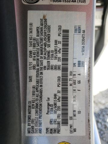Photo 10 from auction – 2016 FORD FIESTA SE with VIN 3FADP4BJ5GM139256
