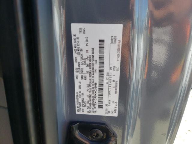 Photo 10 from auction – 2019 FORD F150 SUPER with VIN 1FTEX1CP5KKC36098