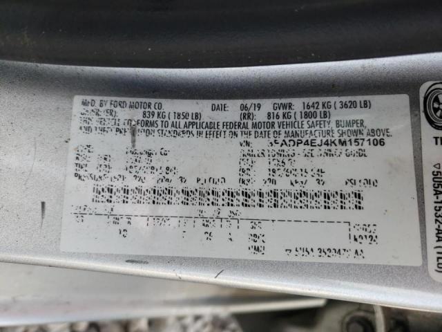 Photo 10 from auction – 2019 FORD FIESTA SE with VIN 3FADP4EJ4KM157106