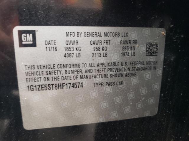 Photo 10 from auction – 2017 CHEVROLET MALIBU LT with VIN 1G1ZE5ST8HF174574