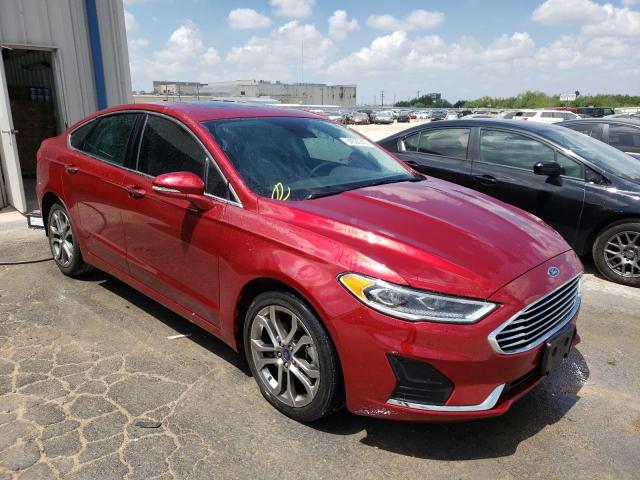 FORD FUSION SEL 2019 with VIN 3FA6P0CD1KR133105 - Photo from auction