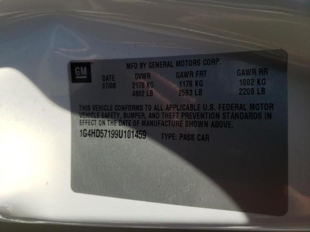 Photo 10 from auction – 2009 BUICK LUCERNE CX with VIN 1G4HD57199U101459