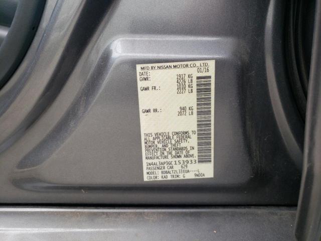 Photo 10 from auction – 2016 NISSAN ALTIMA 2.5 with VIN 1N4AL3AP3GC153933