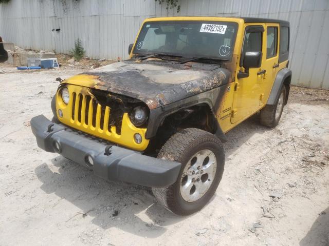 JEEP WRANGLER U 2015 with VIN 1C4BJWKG1FL705965 - Photo from auction