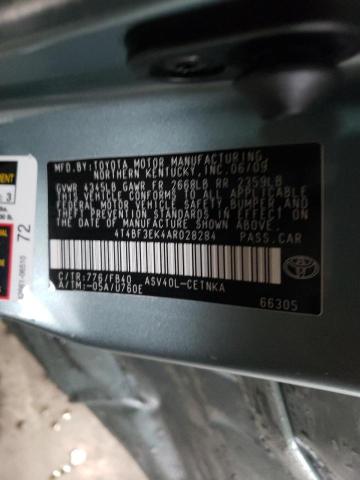 Photo 10 from auction – 2010 TOYOTA CAMRY BASE with VIN 4T4BF3EK4AR028284