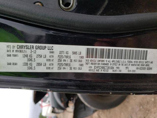 Photo 10 from auction – 2012 DODGE JOURNEY SE with VIN 3C4PDCAB6CT281684
