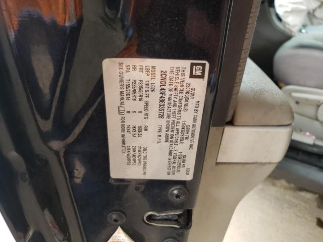 Photo 10 from auction – 2008 CHEVROLET EQUINOX LT with VIN 2CNDL43F486335728