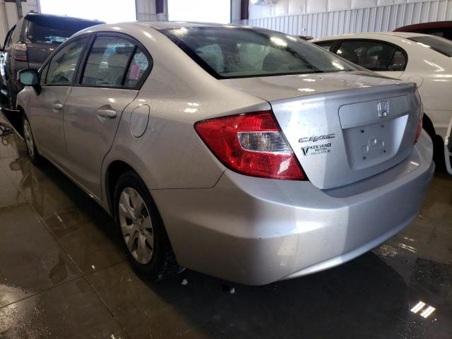 Photo 3 from auction – 2012 HONDA CIVIC LX with VIN 19XFB2F55CE081611