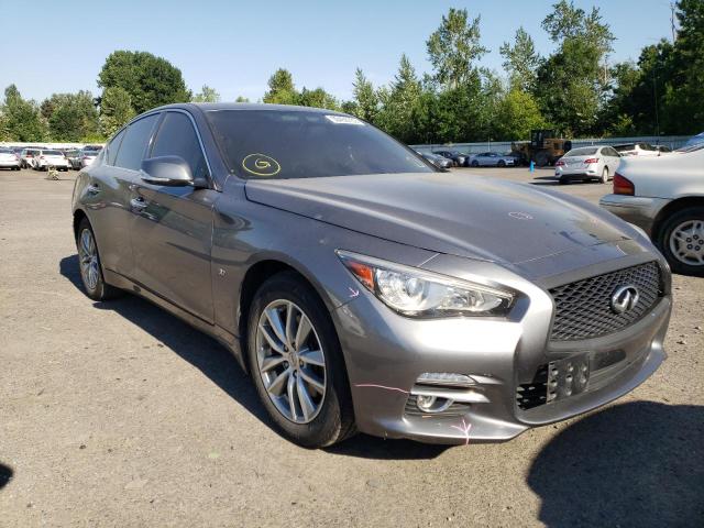 INFINITI Q50 BASE 2014 with VIN JN1BV7AR8EM698974 - Photo from auction