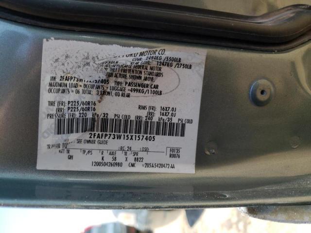 Photo 10 from auction – 2005 FORD CROWN VICT with VIN 2FAFP73W15X157405