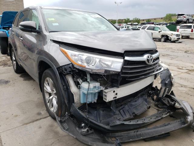 TOYOTA HIGHLANDER 2016 with VIN 5TDBKRFH8GS354599 - Photo from auction