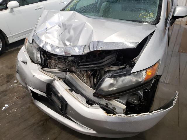Photo 9 from auction – 2012 HONDA CIVIC LX with VIN 19XFB2F55CE081611