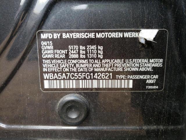 Photo 10 from auction – 2015 BMW 528 XI with VIN WBA5A7C55FG142621