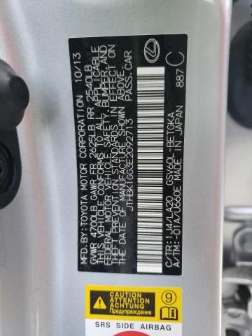 Photo 10 from auction – 2014 LEXUS ES 350 with VIN JTHBK1GG3E2092713