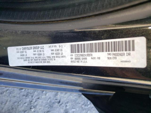 Photo 10 from auction – 2012 DODGE AVENGER SE with VIN 1C3CDZAB6CN109970