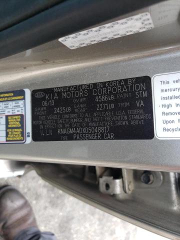 Photo 10 from auction – 2013 KIA OPTIMA HYB with VIN KNAGM4ADXD5048817
