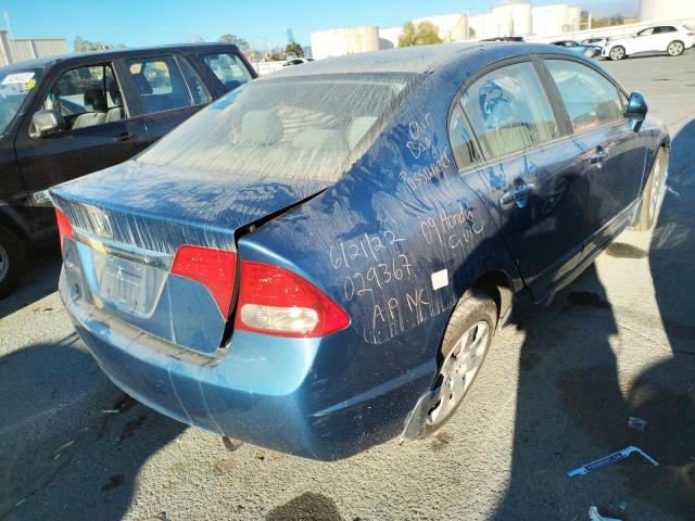 Photo 4 from auction – 2009 HONDA CIVIC LX with VIN 19XFA16559E029367