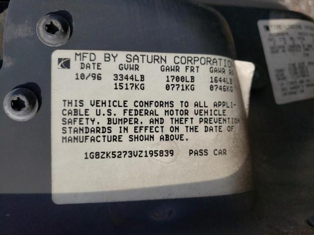Photo 10 from auction – 1997 SATURN SL2 with VIN 1G8ZK5273VZ195839