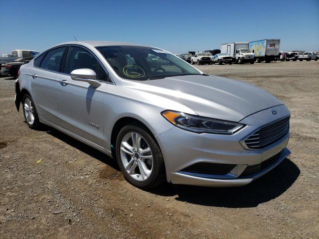 FORD FUSION SE 2018 with VIN 3FA6P0LU5JR158782 - Photo from auction