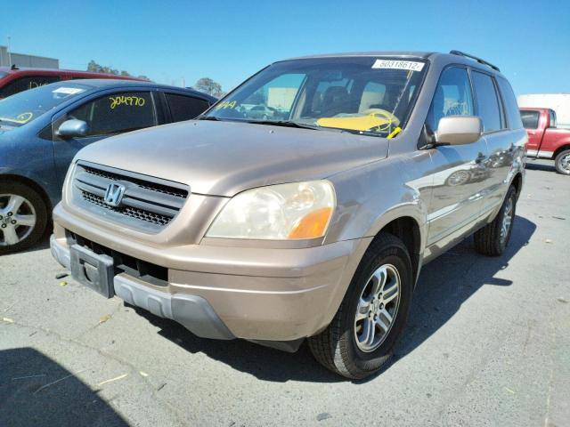 Photo 2 from auction – 2003 HONDA PILOT EX with VIN 2HKYF18423H574895