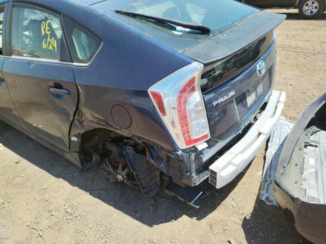 Photo 9 from auction – 2012 TOYOTA PRIUS with VIN JTDKN3DU1C1537922