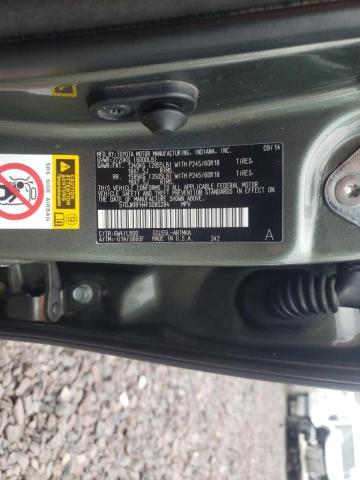 Photo 10 from auction – 2015 TOYOTA HIGHLANDER with VIN 5TDJKRFH4FS085284