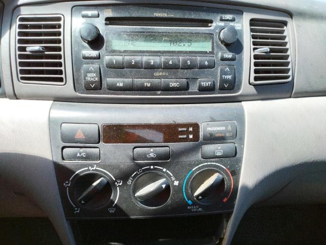 Photo 9 from auction – 2006 TOYOTA COROLLA CE with VIN 1NXBR32E76Z607891