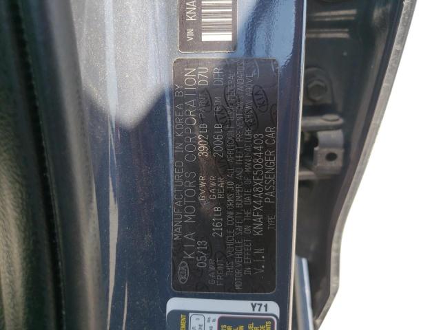 Photo 10 from auction – 2014 KIA FORTE EX with VIN KNAFX4A8XE5084403