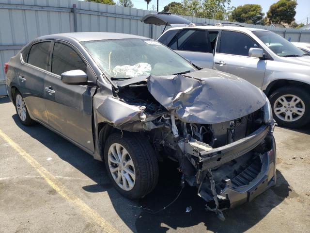 NISSAN SENTRA S 2018 with VIN 3N1AB7AP1JL655147 - Photo from auction