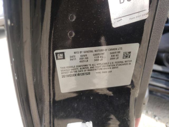 Photo 10 from auction – 2011 CHEVROLET IMPALA LT with VIN 2G1WG5EK1B1287328