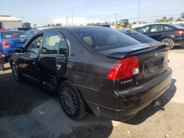 Photo 3 from auction – 2005 HONDA CIVIC EX with VIN 2HGES26795H603078