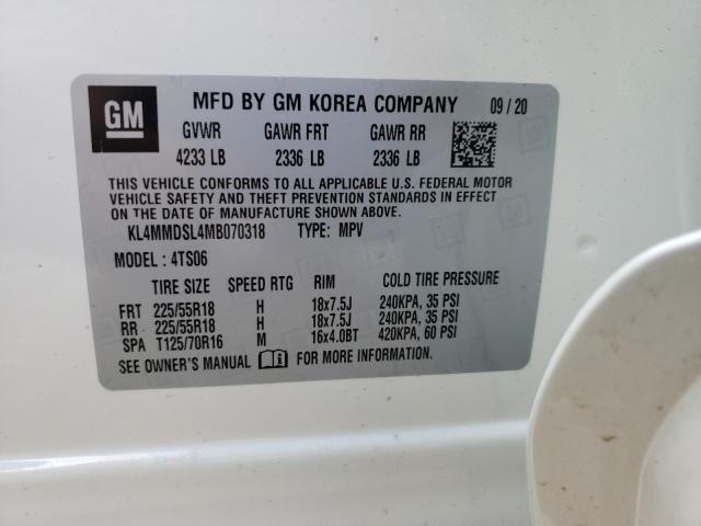 Photo 10 from auction – 2021 BUICK ENCORE GX with VIN KL4MMDSL4MB070318