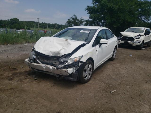 Photo 2 from auction – 2015 HONDA CIVIC LX with VIN 19XFB2F54FE249713