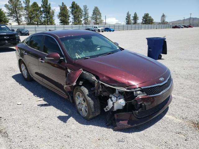 KIA OPTIMA LX 2018 with VIN 5XXGT4L36JG213344 - Photo from auction