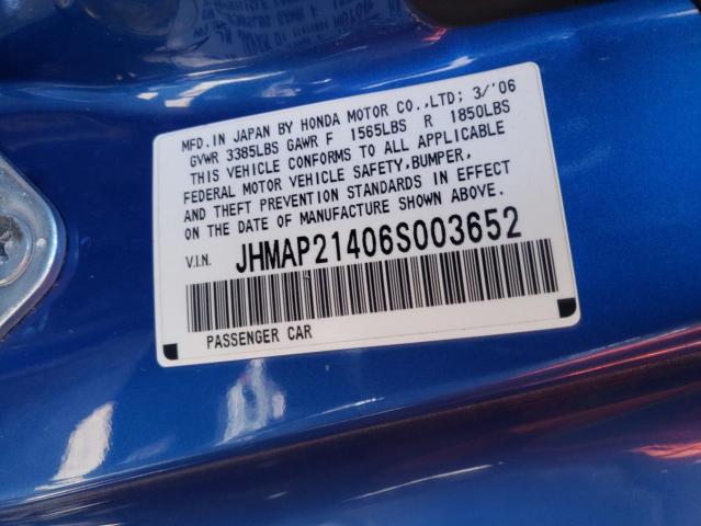 Photo 10 from auction – 2006 HONDA S2000 with VIN JHMAP21406S003652