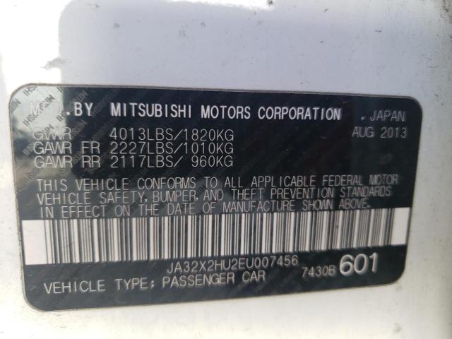 Photo 10 from auction – 2014 MITSUBISHI LANCER ES/ with VIN JA32X2HU2EU007456