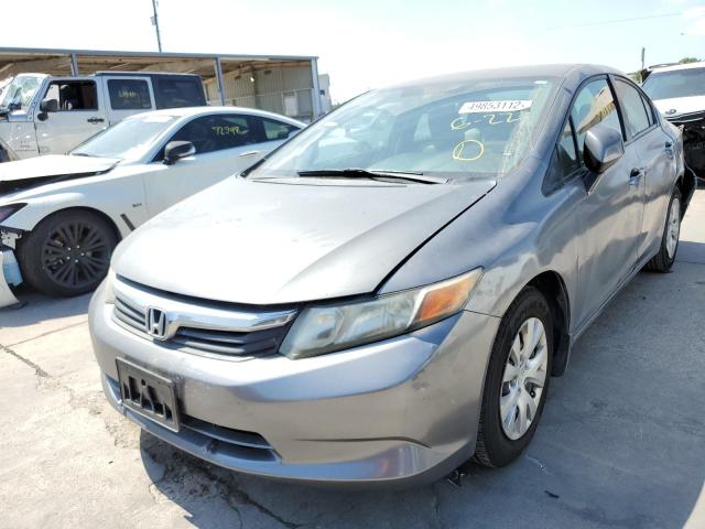 Photo 2 from auction – 2012 HONDA CIVIC LX with VIN 19XFB2F52CE087382