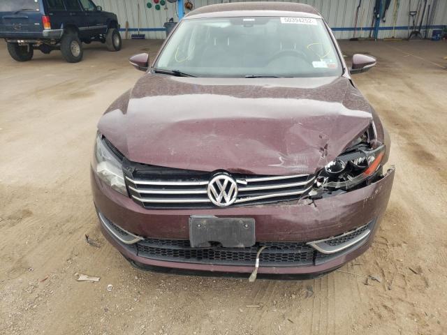 Photo 9 from auction – 2012 VOLKSWAGEN PASSAT SE with VIN 1VWBH7A34CC016902