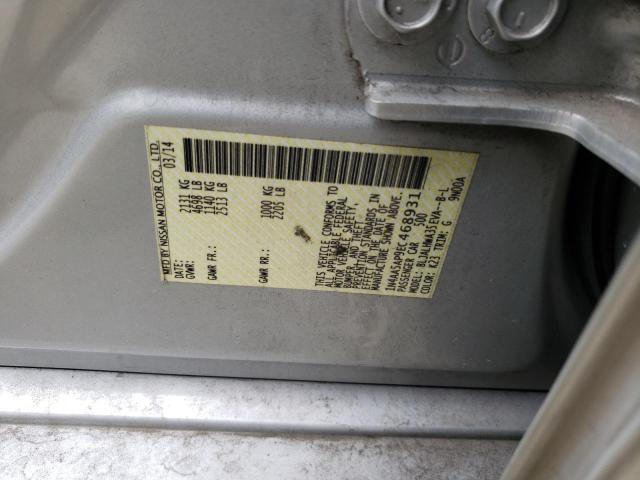 Photo 10 from auction – 2014 NISSAN MAXIMA S with VIN 1N4AA5AP9EC468931